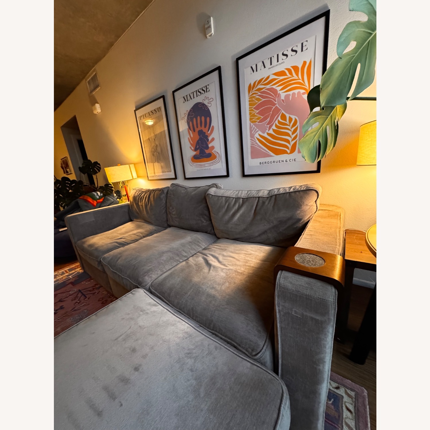 Lovesac Sectional Couch in Taupe - image-2