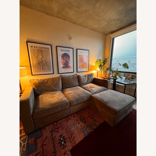 Used Lovesac Sectional Couch in Taupe for sale on AptDeco