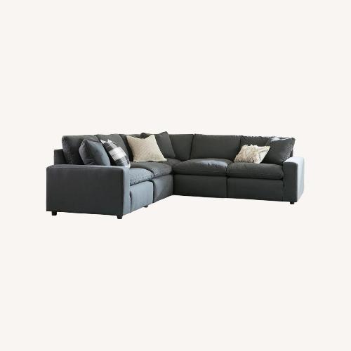 Used Savesto Signature Design by Ashley Ivory 5-Piece Sectional for sale on AptDeco