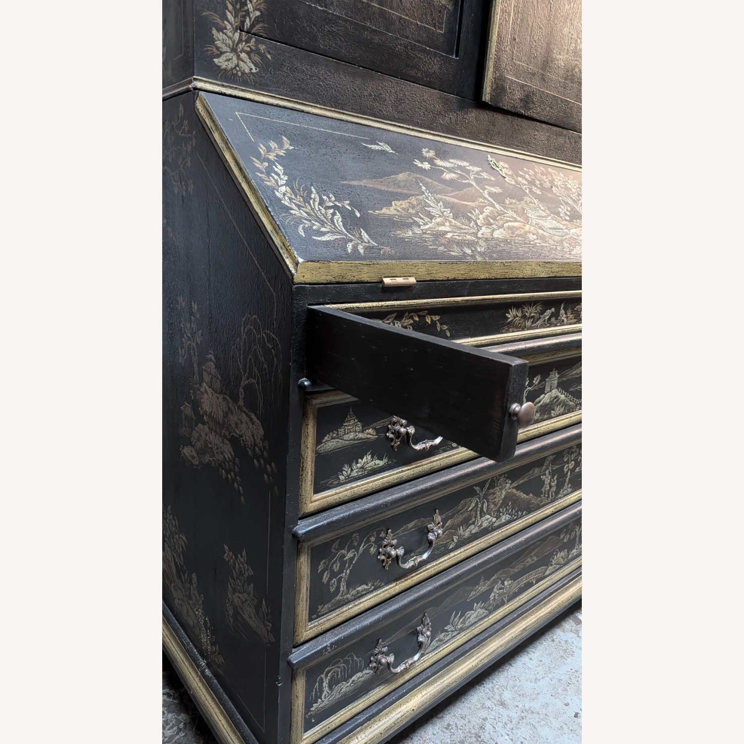 Amy Howard Chinoiserie Bureau Cabinet Desk - image-20