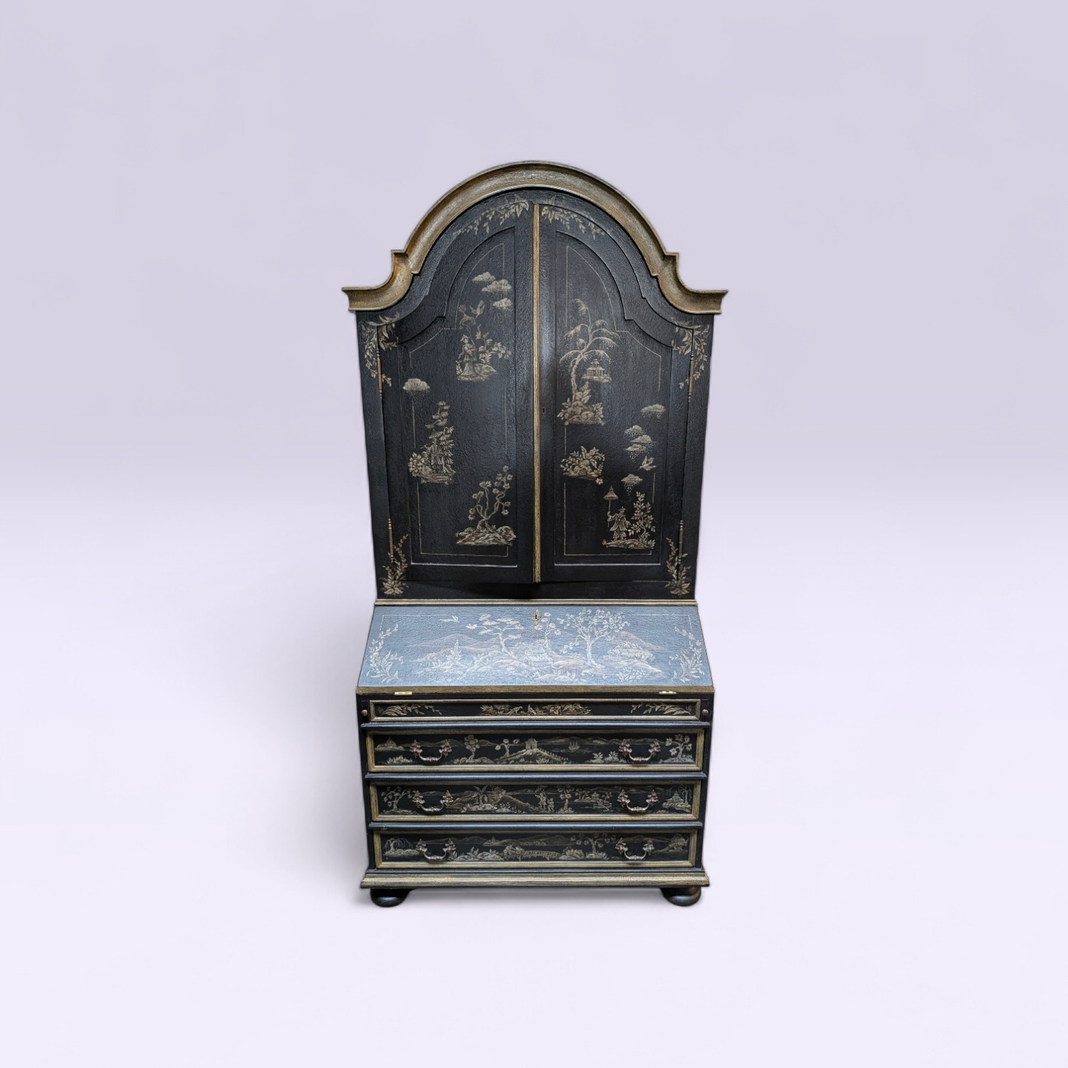 Amy Howard Chinoiserie Bureau Cabinet Desk - image-19