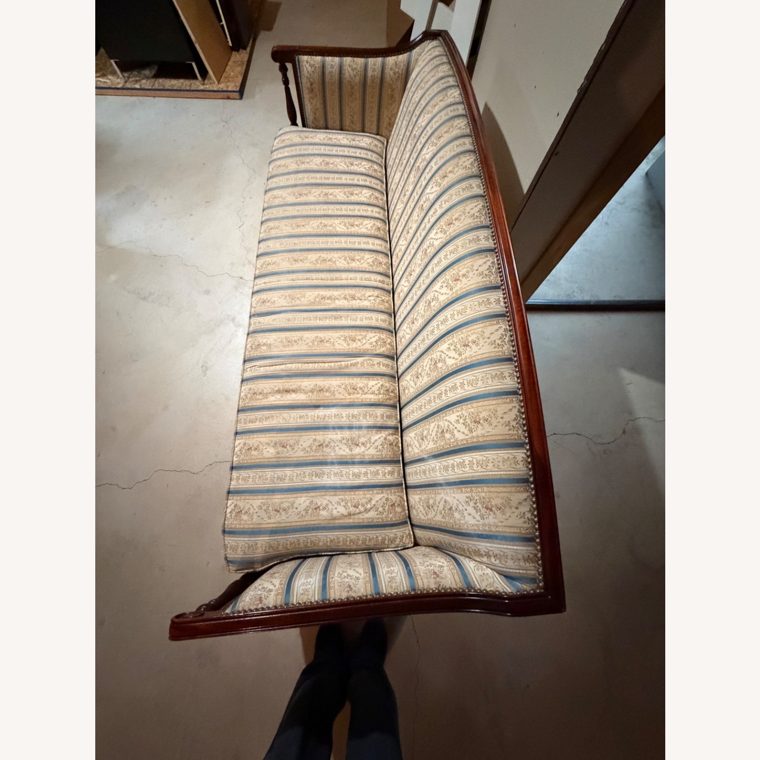 ABC Carpet and Home Queen Anne Fabric 3+ Seater Sofa - image-1