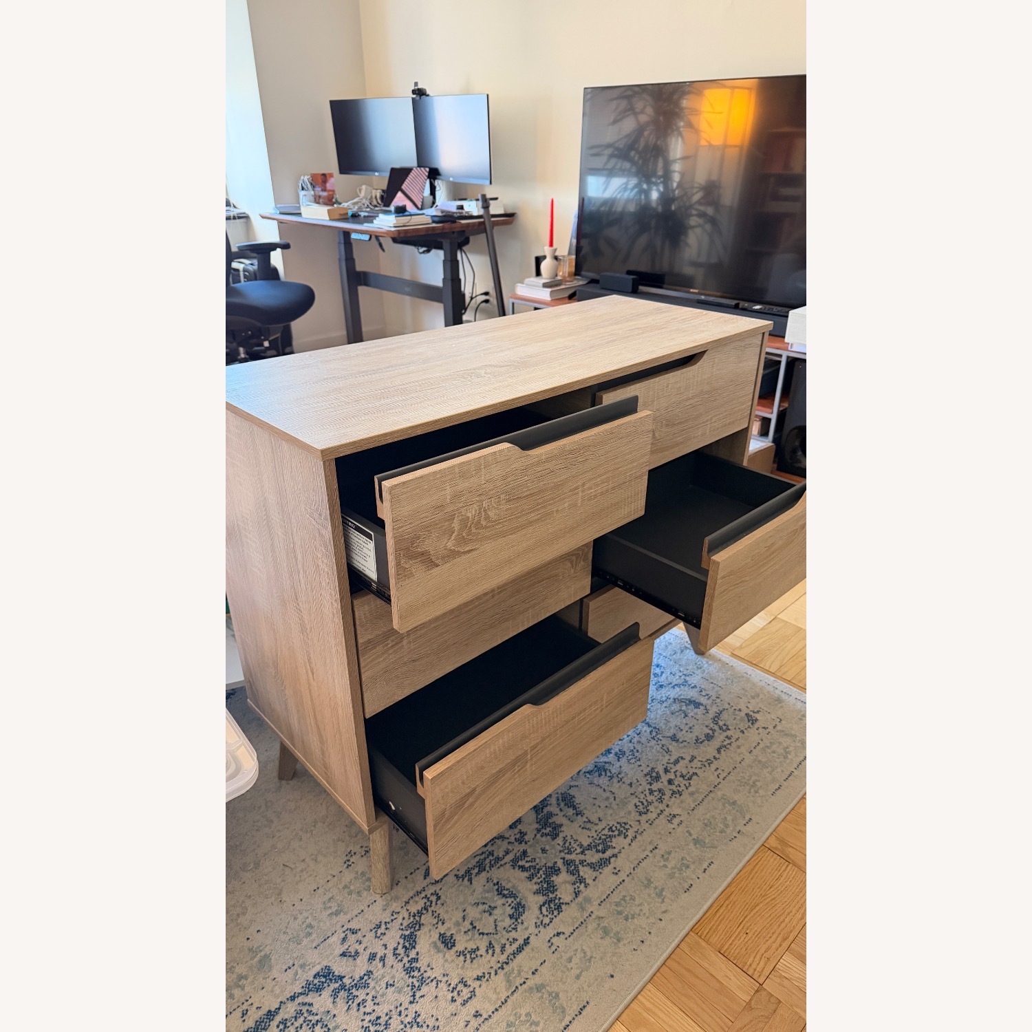 Baxton Studio Light Brown Wood Dresser - image-3