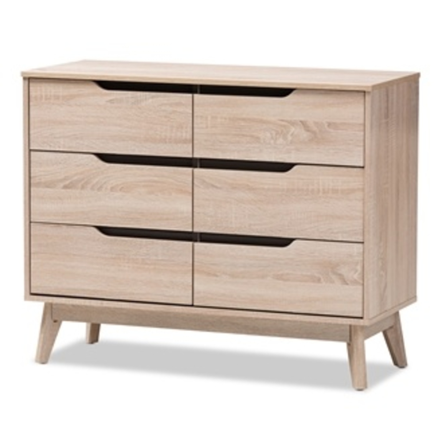 Baxton Studio Light Brown Wood Dresser - image-4