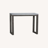CB2 Stern Dark Gray Dining Table