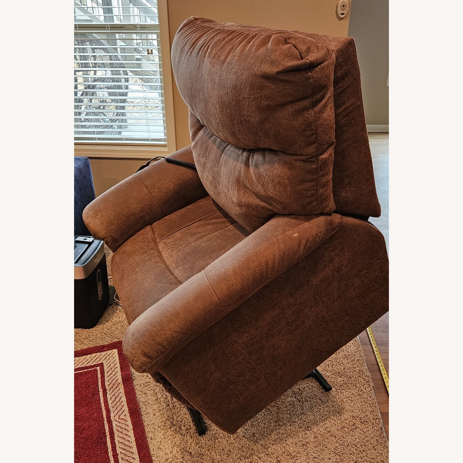 La-Z-Boy Dark Brown Microsuede Recliner - image-3