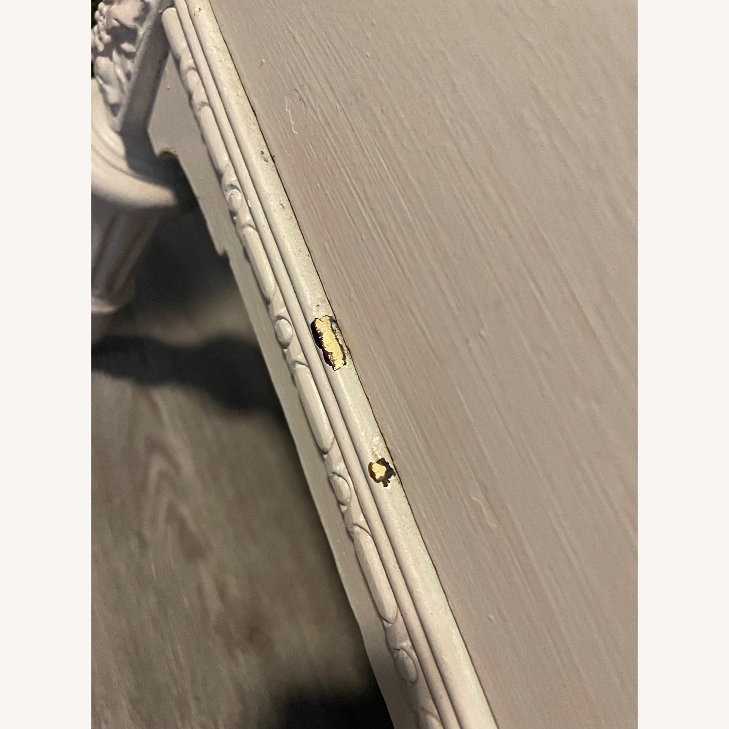 Vintage/Antique Pink 5 Drawer Dresser with Mirror - image-5