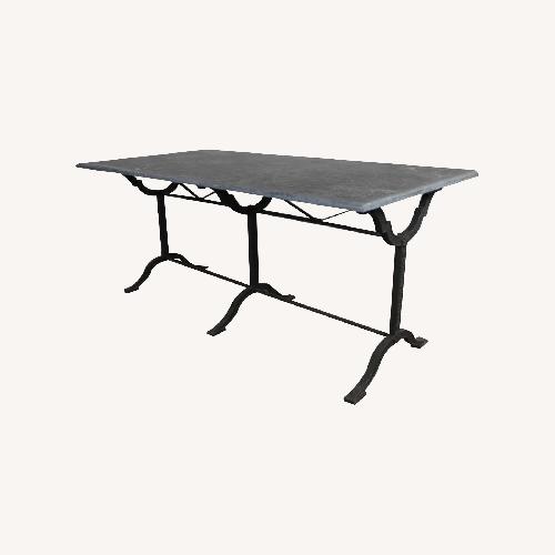 Used Arhaus Dark Gray Stone Coffee Table for sale on AptDeco