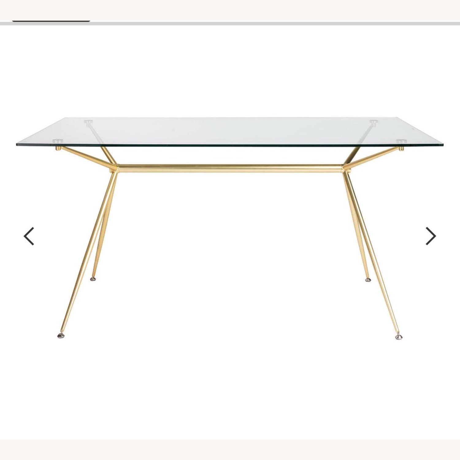 Crate & Barrel Glass Dining Table - image-3