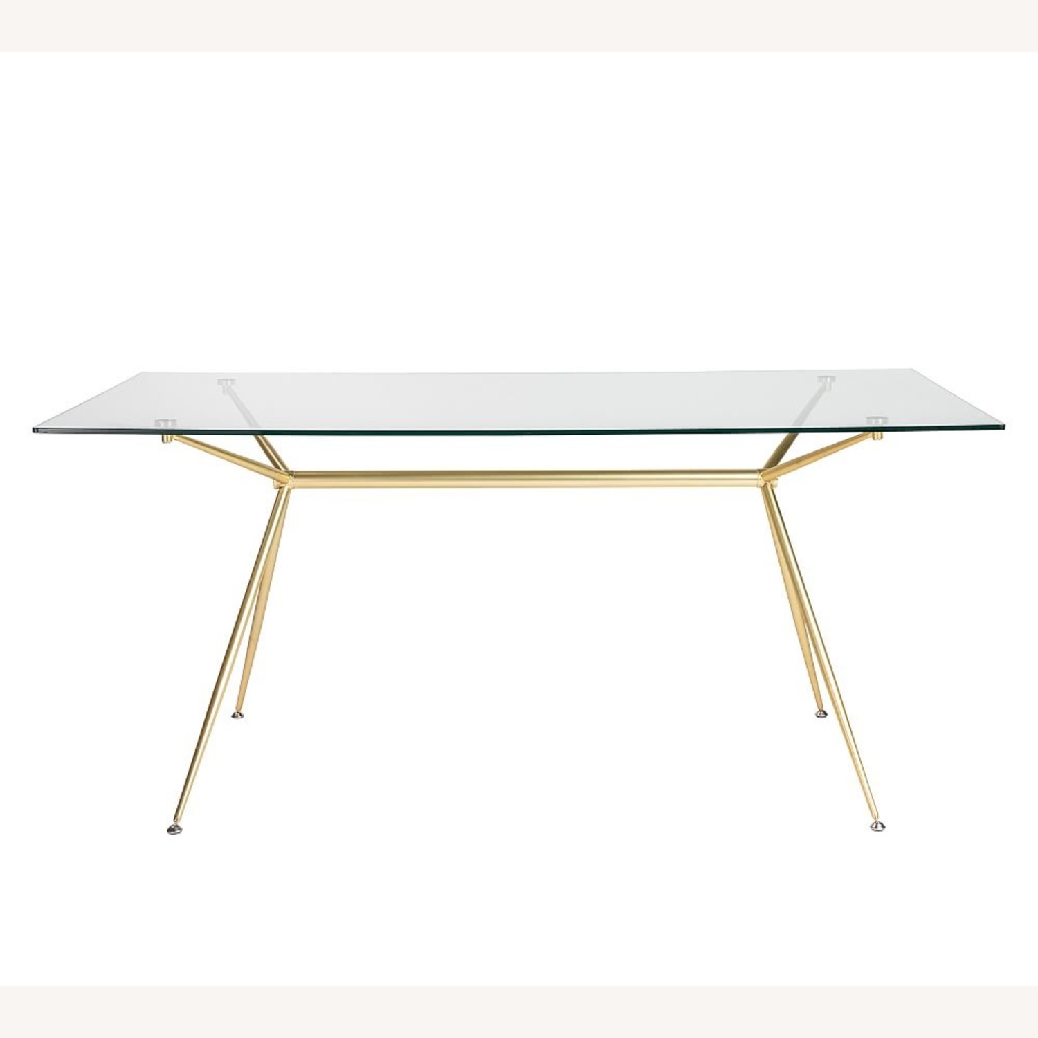Crate & Barrel Glass Dining Table - image-4
