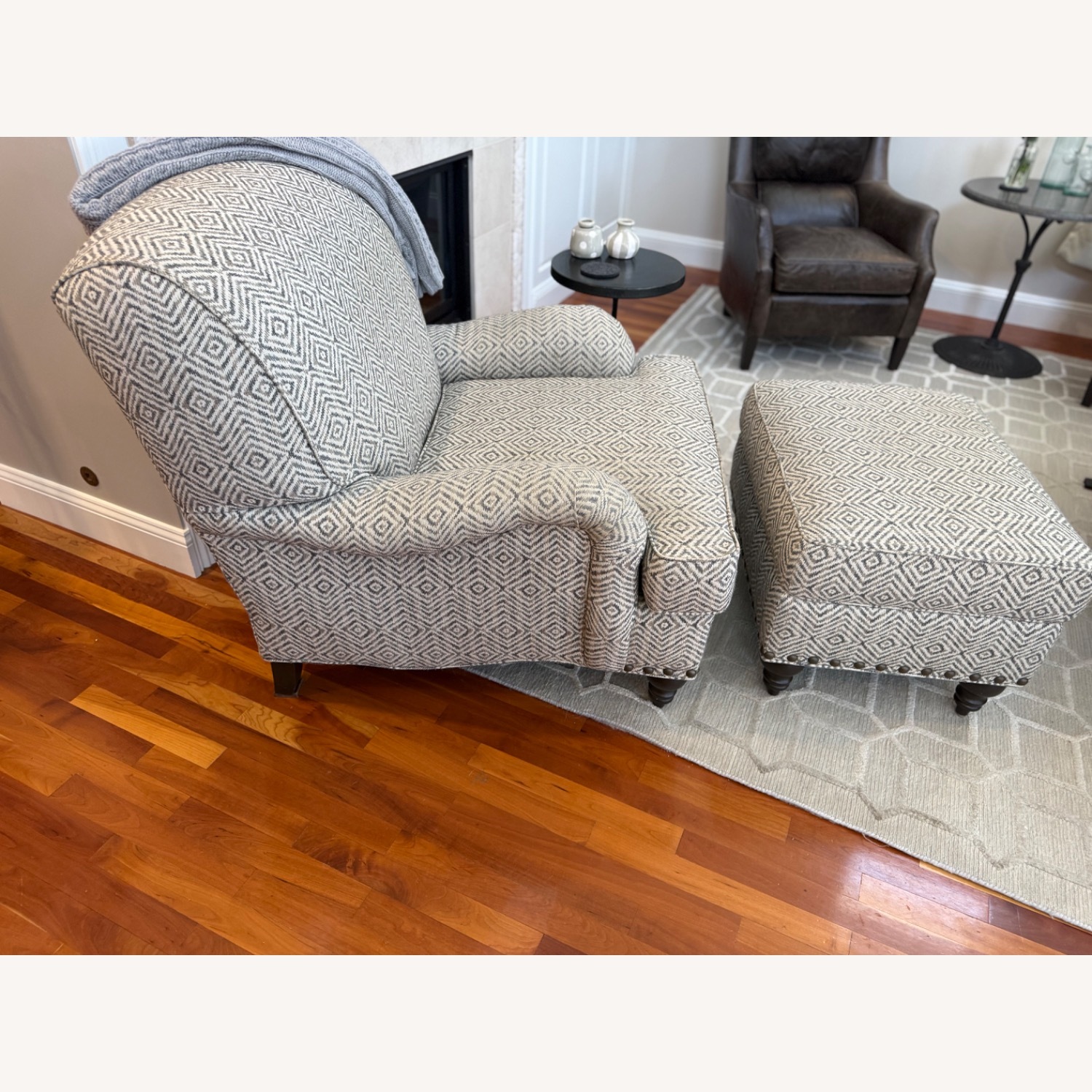 Arhaus Fabric Armchair - image-1