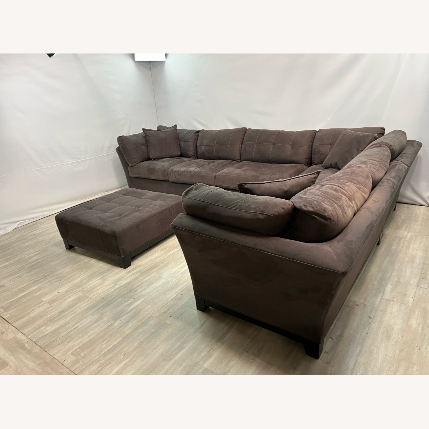 Cindy Crawford Home 5-Piece Sectional and Ottoman - image-2