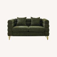 Wayfair Mercer 41 Green Fabric 2 Seater Sofa