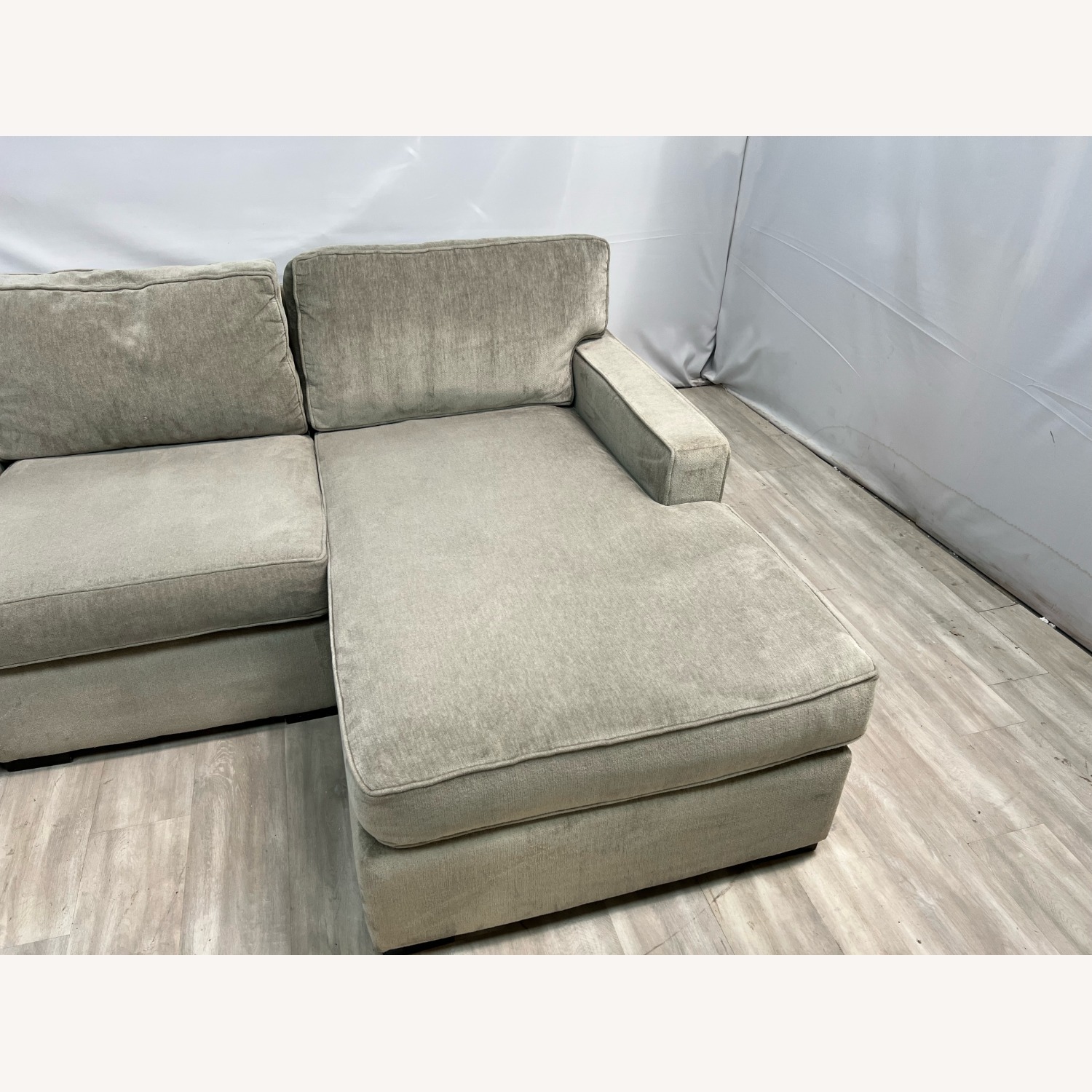 Macy's Radley 3-Piece Fabric Chaise Sectional Sofa - image-7