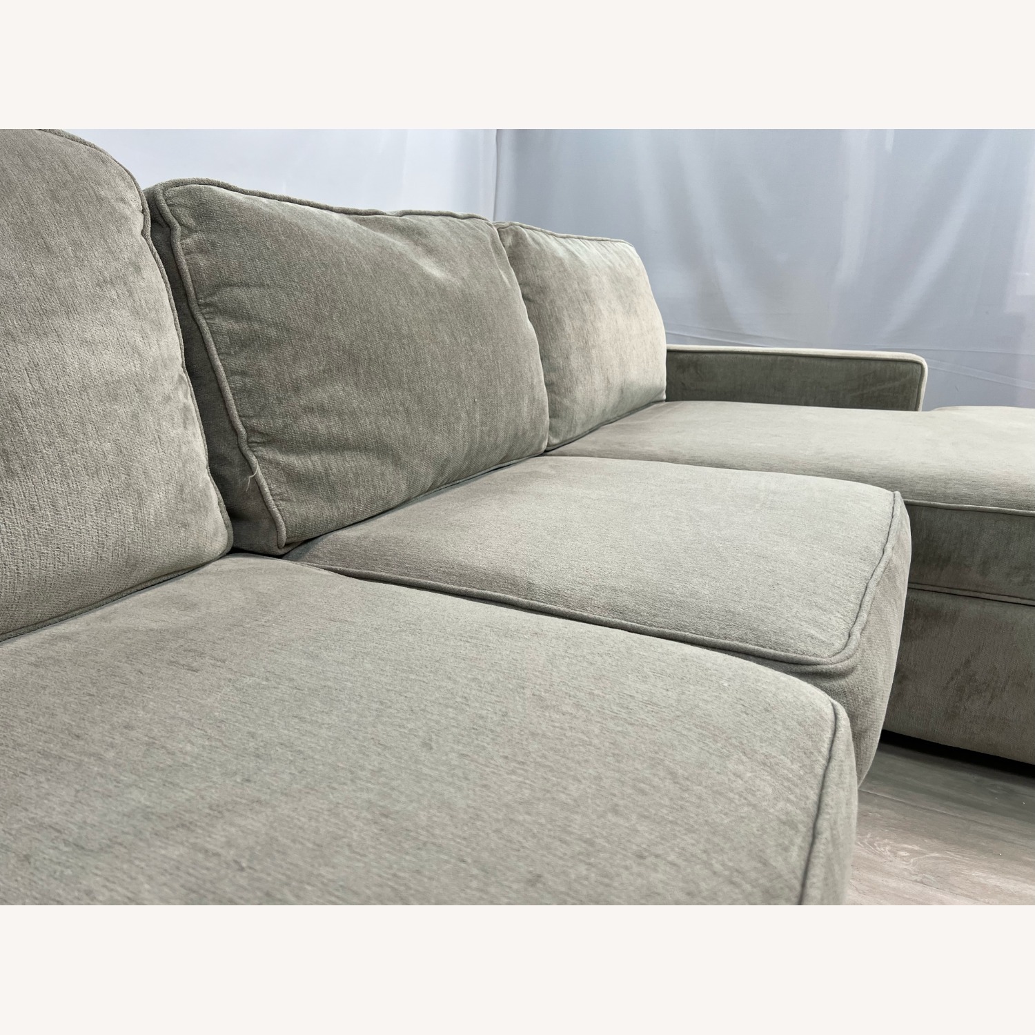 Macy's Radley 3-Piece Fabric Chaise Sectional Sofa - image-4