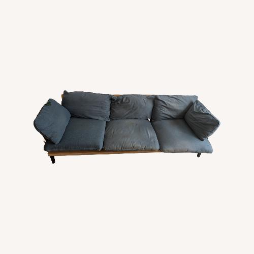 Used Floyd Sofa 1.0 Blue Fabric 3+ Seater Sofa for sale on AptDeco