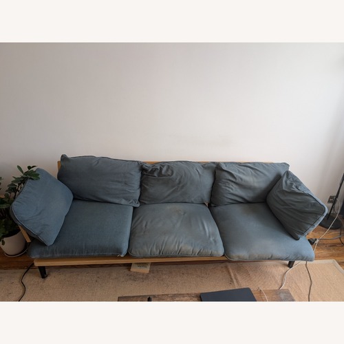 Used Floyd Sofa 1.0 Blue Fabric 3+ Seater Sofa for sale on AptDeco