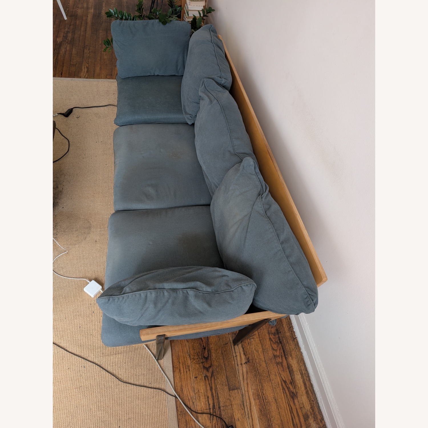 Floyd Sofa 1.0 Blue Fabric 3+ Seater Sofa - image-2