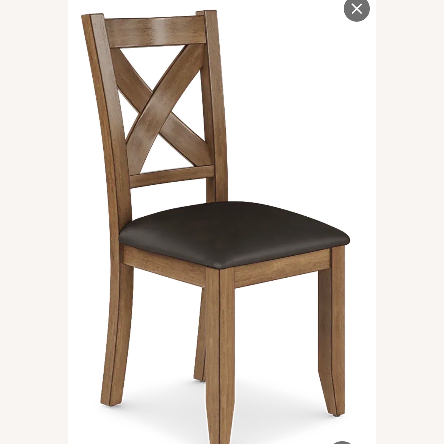 Acorn Cottage Brown 5 Pc Dining Room With X-back Chairs - image-5