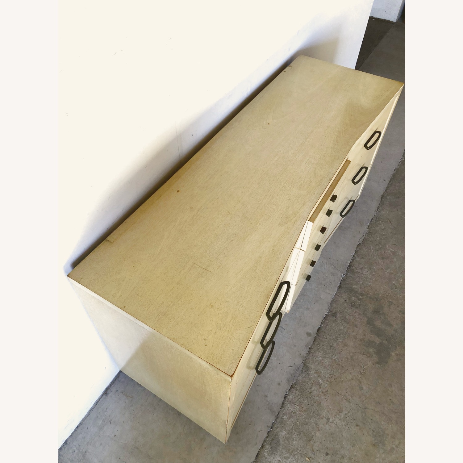 Mid Century White Dresser - image-4