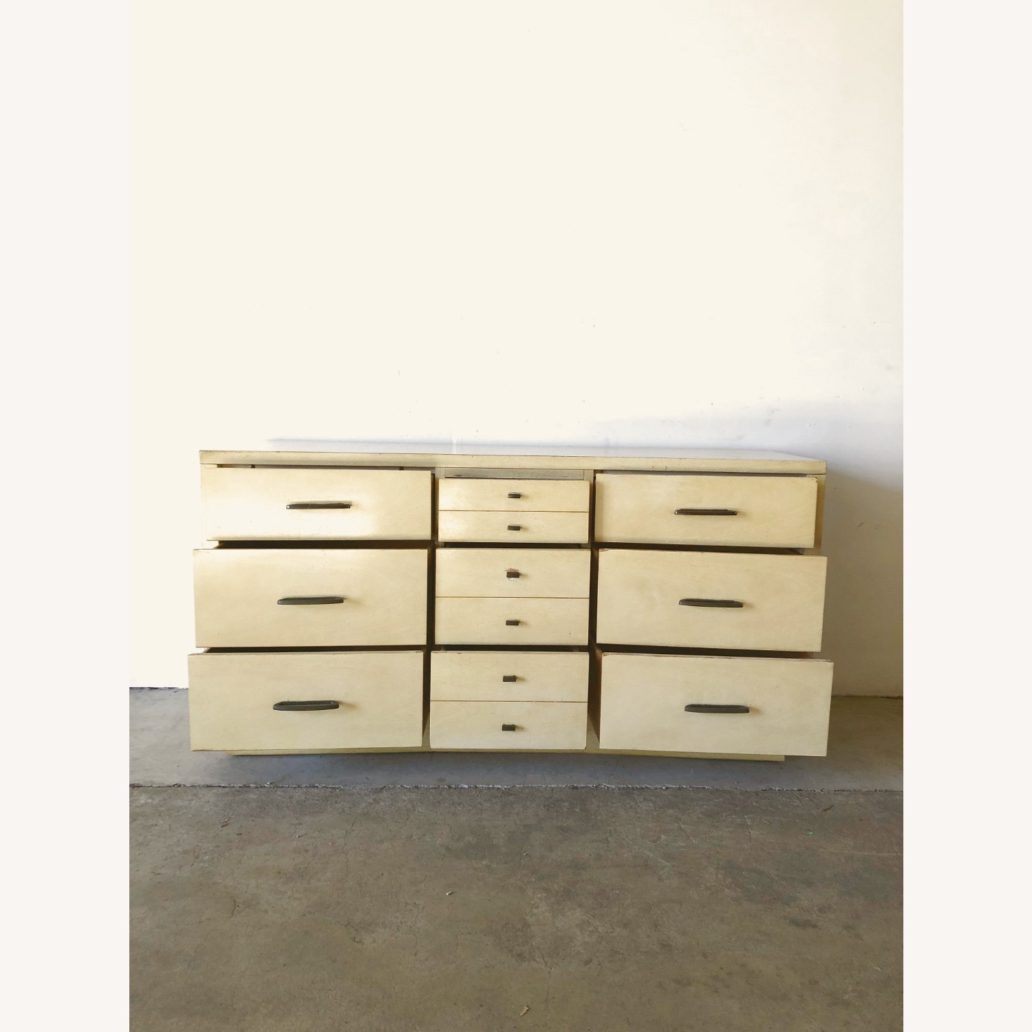 Mid Century White Dresser - image-9