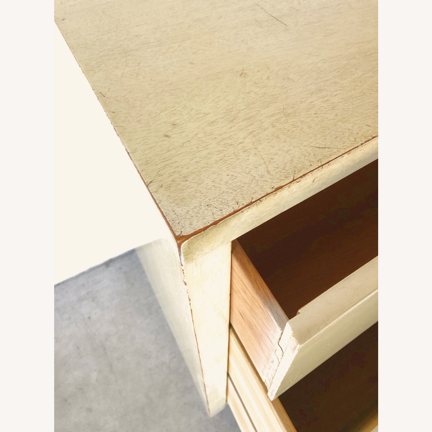 Mid Century White Dresser - image-16