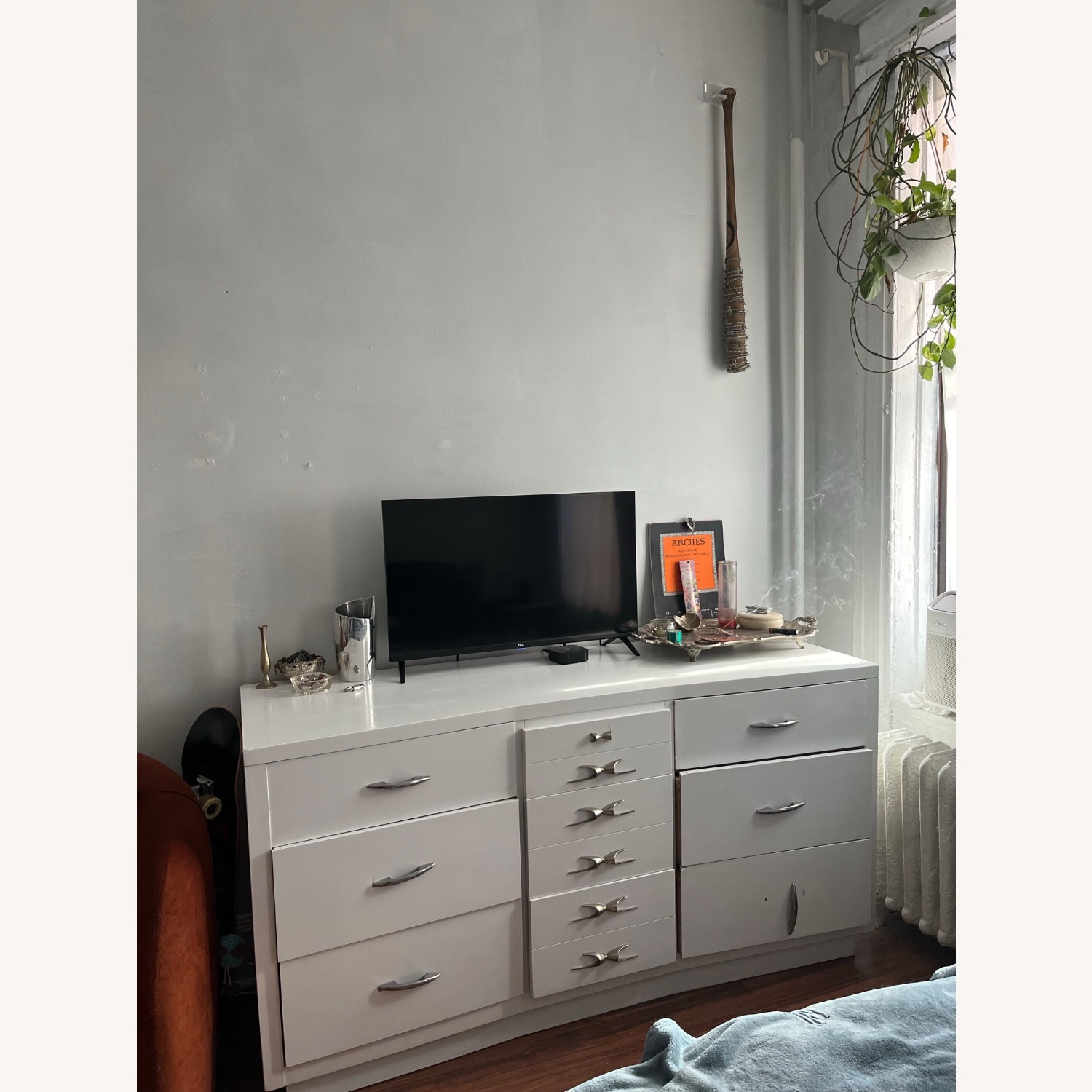 Mid Century White Dresser - image-23
