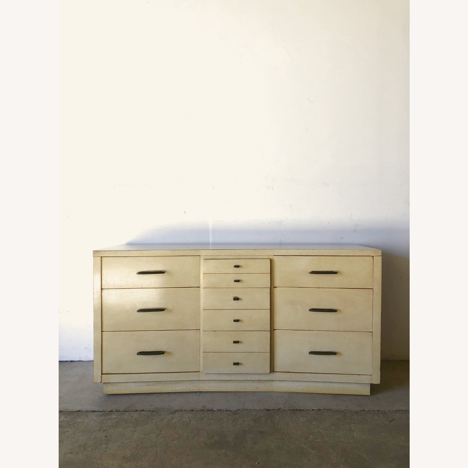 Mid Century White Dresser - image-2