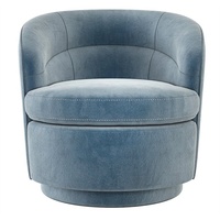 West Elm Viv Blue Accent Chair