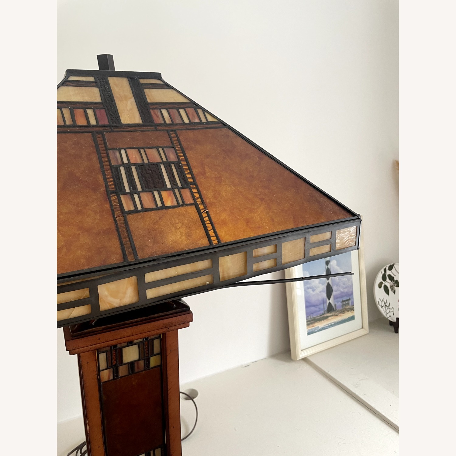 Dark Brown Table Lamp - image-1