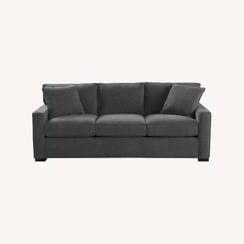 Used Macy's Heavenly Dark Gray Fabric 3+ Seater Sofa for sale on AptDeco
