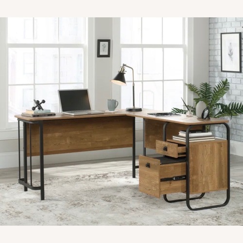 Used Wayfair Dark Brown Desk for sale on AptDeco