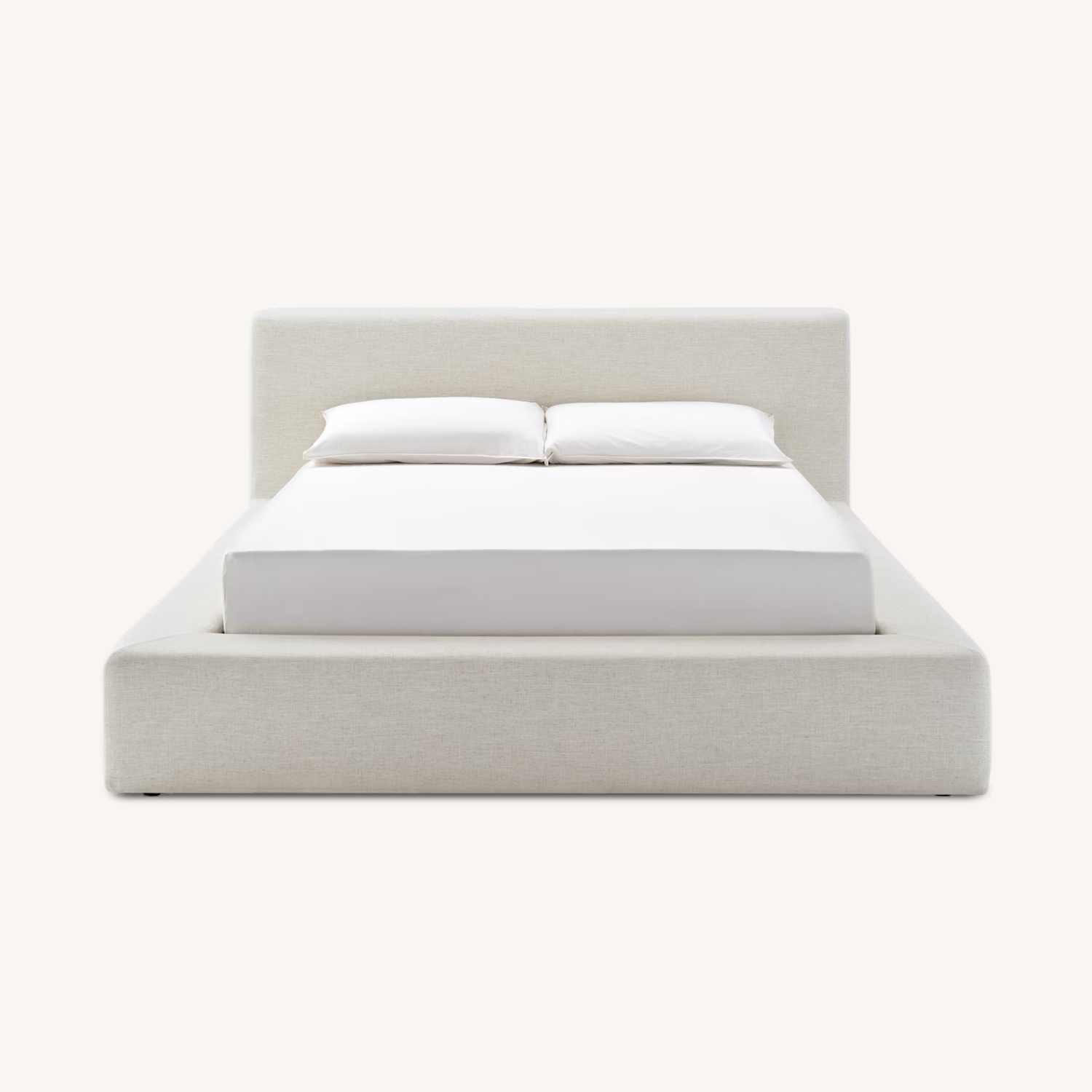 Castlery White Queen Bed - image-0