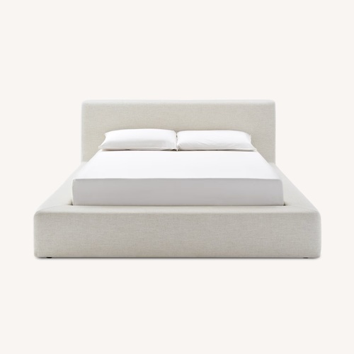 Used Castlery White Queen Bed for sale on AptDeco