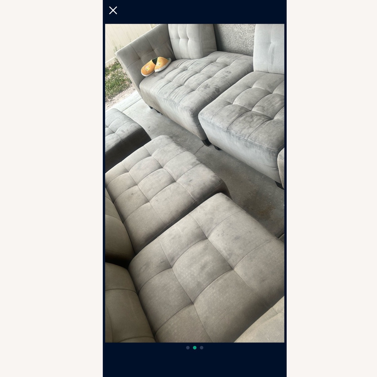 Ashley Furntirue Big Couch - image-2