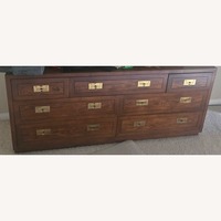 Henredon Scene One Wood Campaign Dresser