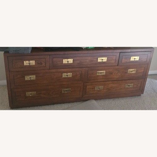 Used Henredon Scene One Wood Campaign Dresser for sale on AptDeco