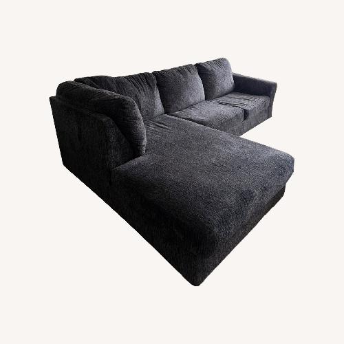 Used Ashley Furniture Dark Gray Chaise Lounge for sale on AptDeco