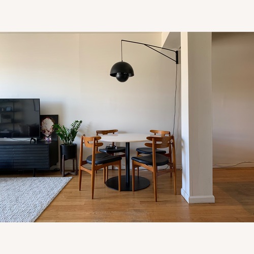 Used Custom Black Flowerpot Metal Ceiling Light  for sale on AptDeco