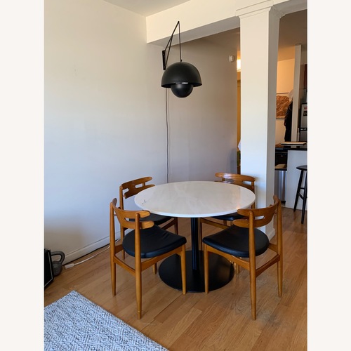 Used Custom Black Flowerpot Metal Ceiling Light  for sale on AptDeco