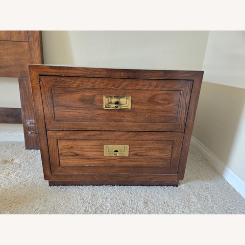 Used Henredon Scene One Wood Pair Of Nightstands for sale on AptDeco