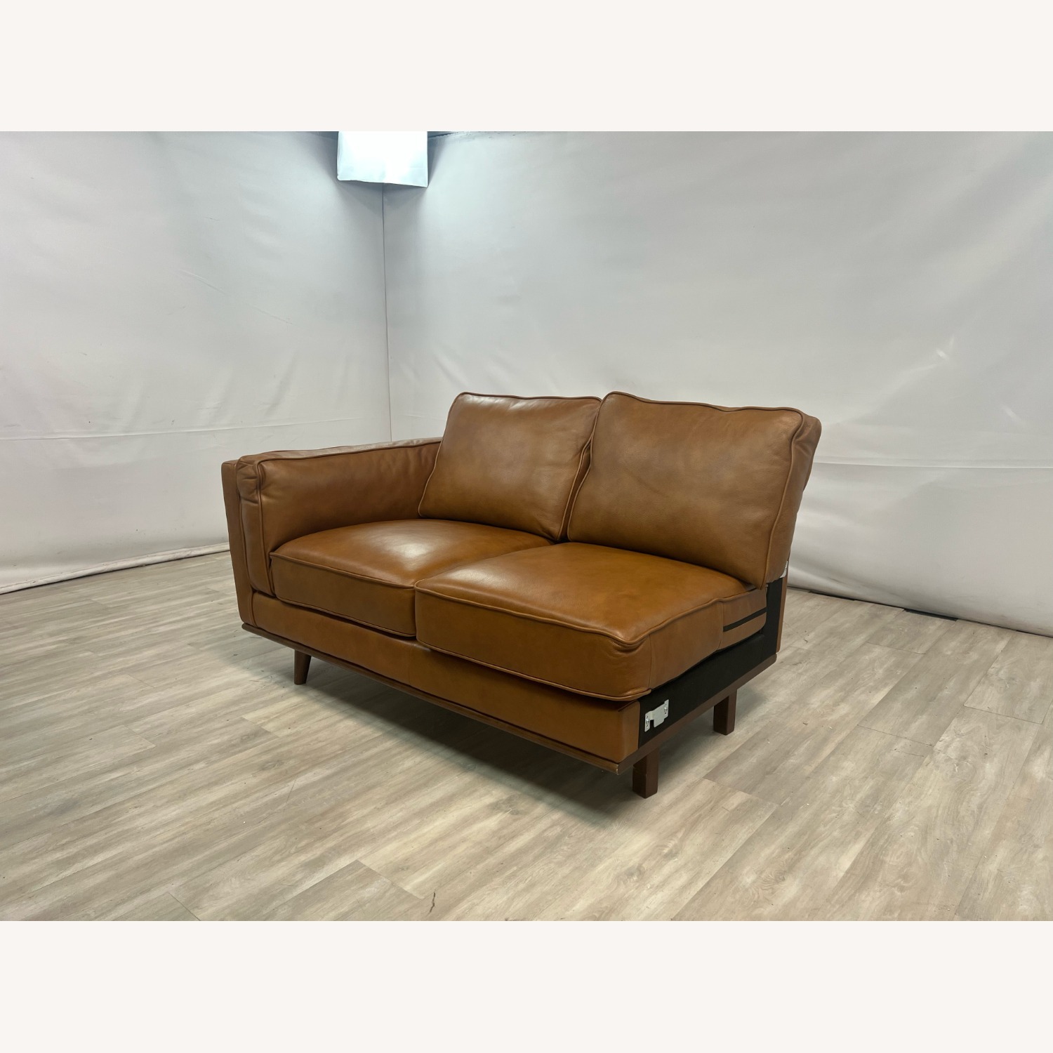 AshcroftFurnitureGenuine Leather Partial Sectional - image-3