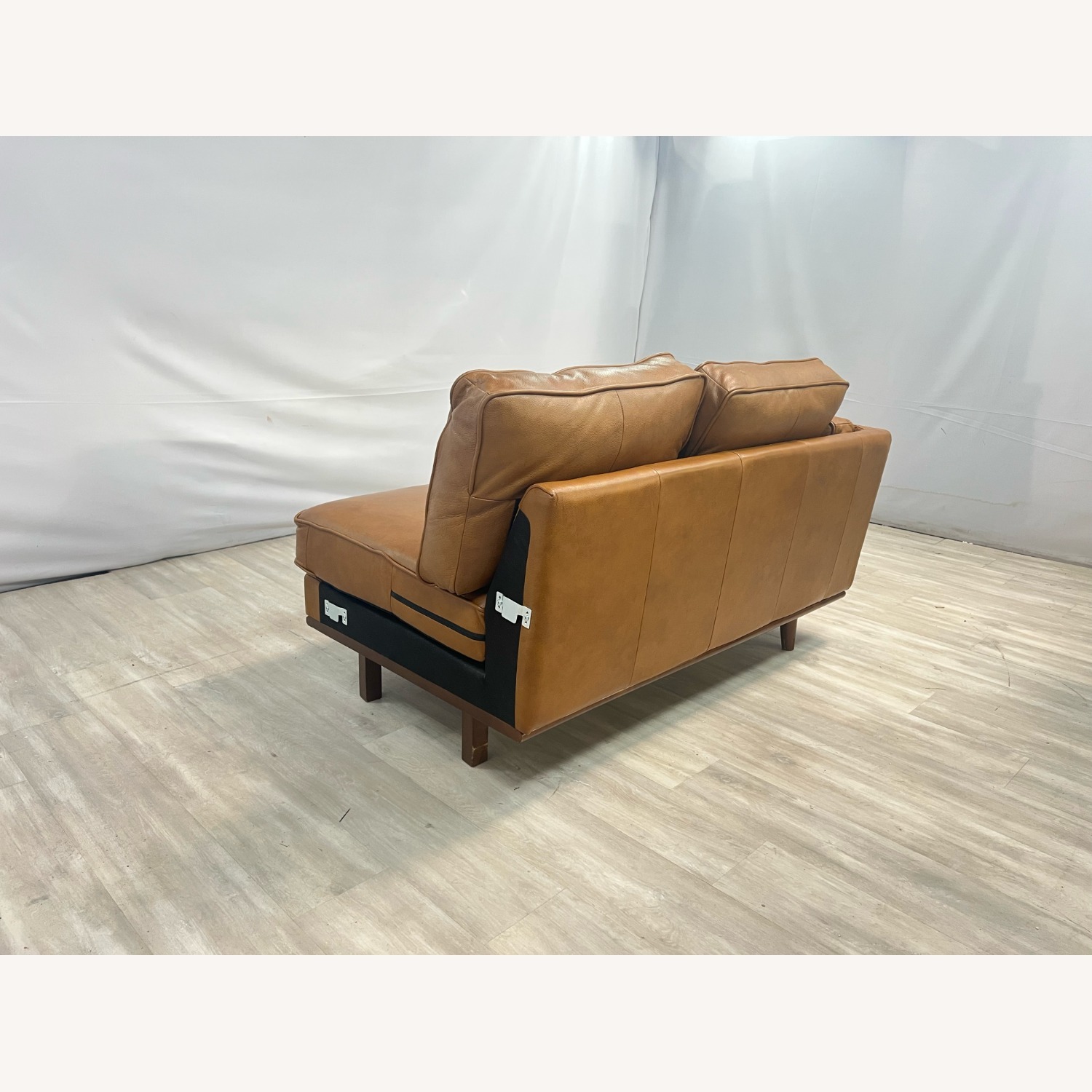 AshcroftFurnitureGenuine Leather Partial Sectional - image-9