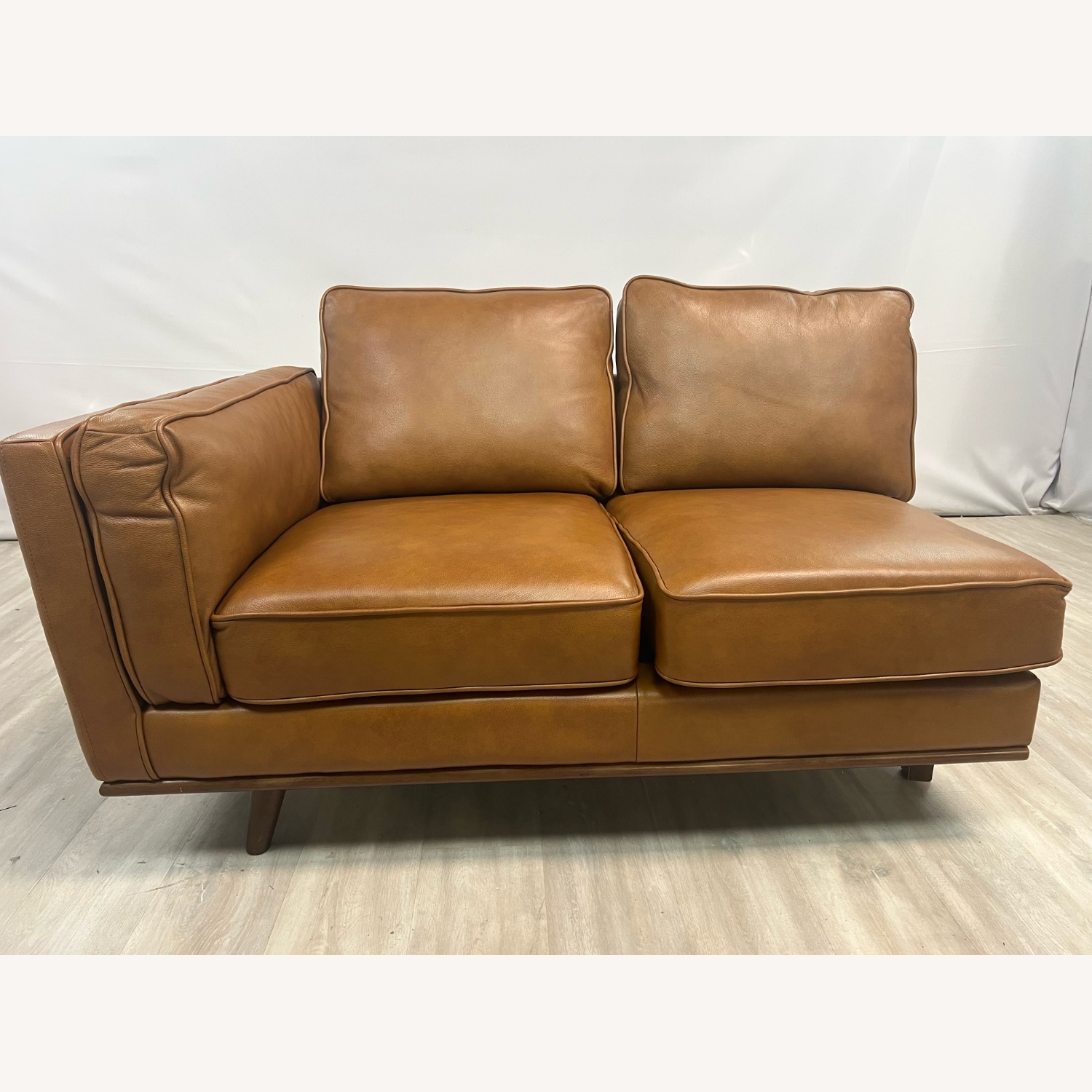 AshcroftFurnitureGenuine Leather Partial Sectional - image-5