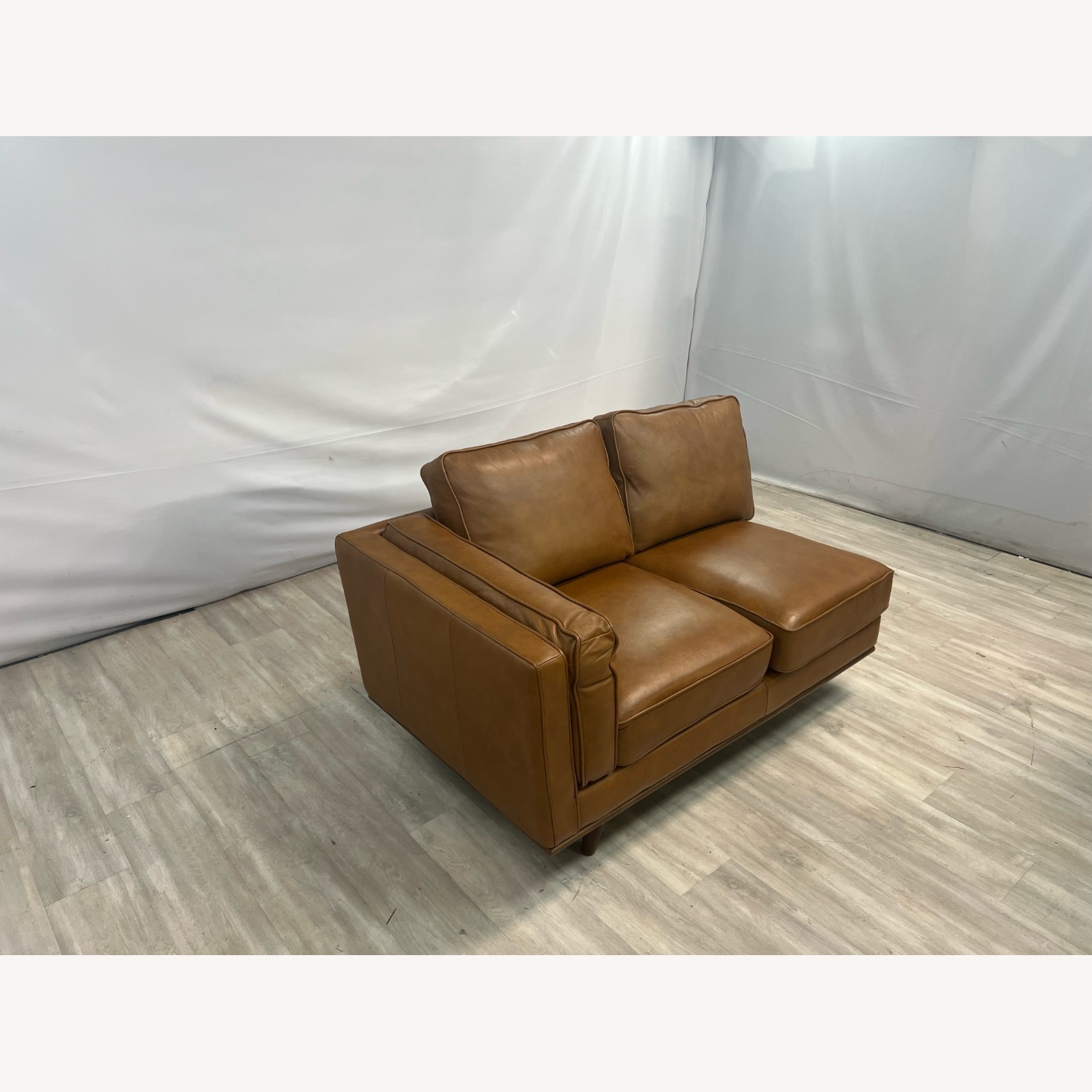 AshcroftFurnitureGenuine Leather Partial Sectional - image-4