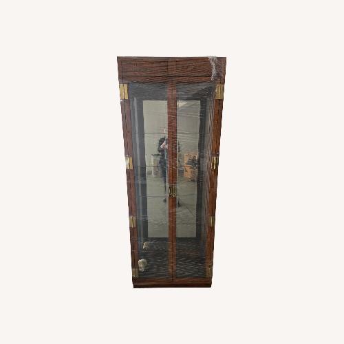 Used Henredon Scene One Wood Display Cabinets for sale on AptDeco