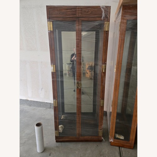 Used Henredon Scene One Wood Display Cabinets for sale on AptDeco