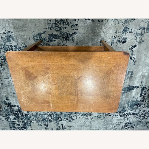 Used Lane Furniture Burl Light Brown Wood Side Table for sale on AptDeco