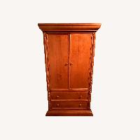 Bellini Natural Wood Armoire