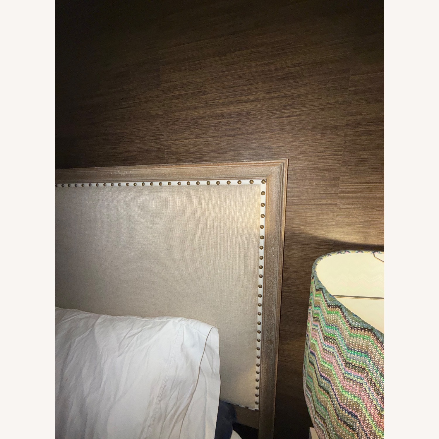 Restoration Hardware Maison Fabric Panel Bed With Footbed - image-3